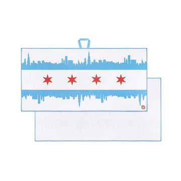 Chicago Skyline - Players Towel